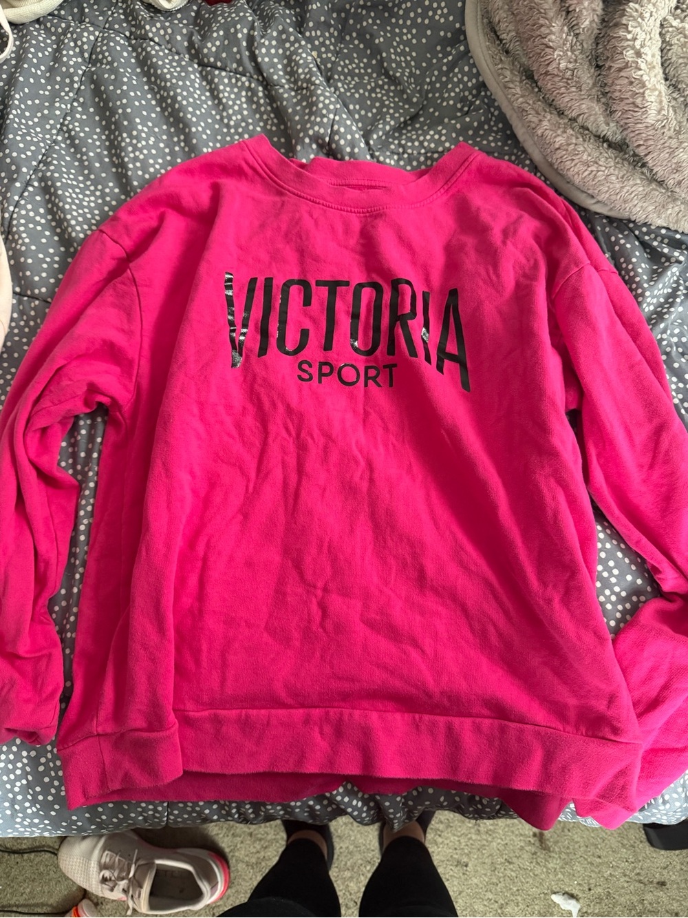 Victoria's Secret Hot Pink Victoria Sport Crewneck Sweatshirt